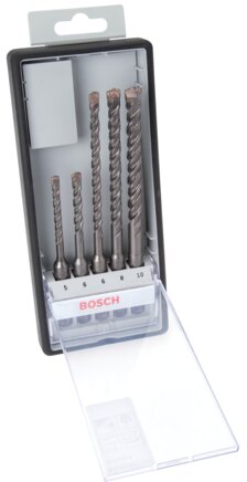 Exemplary representation: SDS-plus-5 hammer drill bit set